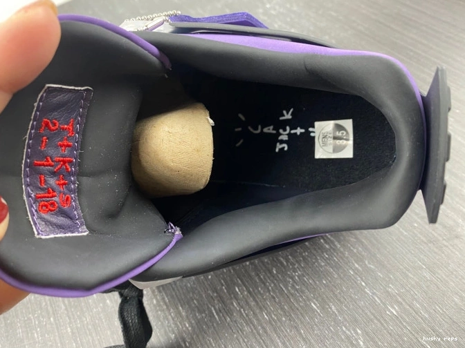 Cheap Husky Jordan (Friends Scott 766296 Travis Family) and 4 Purple Retro LN4 0726